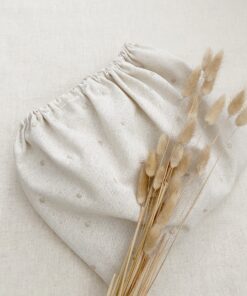 hoeslaken voor boxmatras in linnen stof van Little Pear.