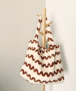 Teddy mombag waves. Ideaal als ruime shopper of als luiertas aan de kinderwagen.