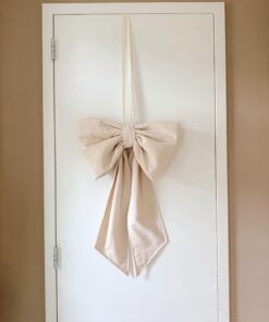 Grote stoffen strik voor decoratie in de babykamer of tijdens de kerst. Met deze luxe sierstrik maak je de babykamer af.