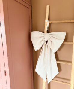 handgemaakt luxe decoratie strik voor babykamer en kerst.